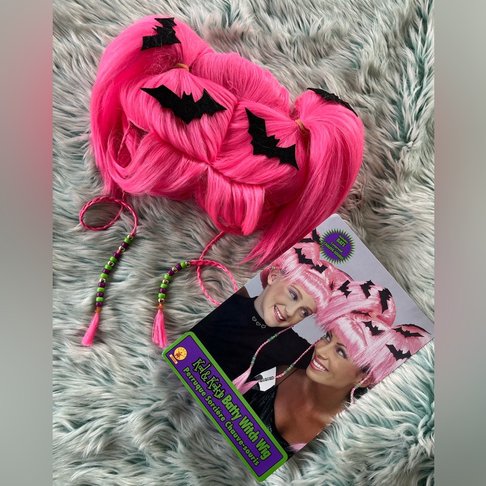 Rubies “Kool & Kooky” Batty Witch Wig - Pink